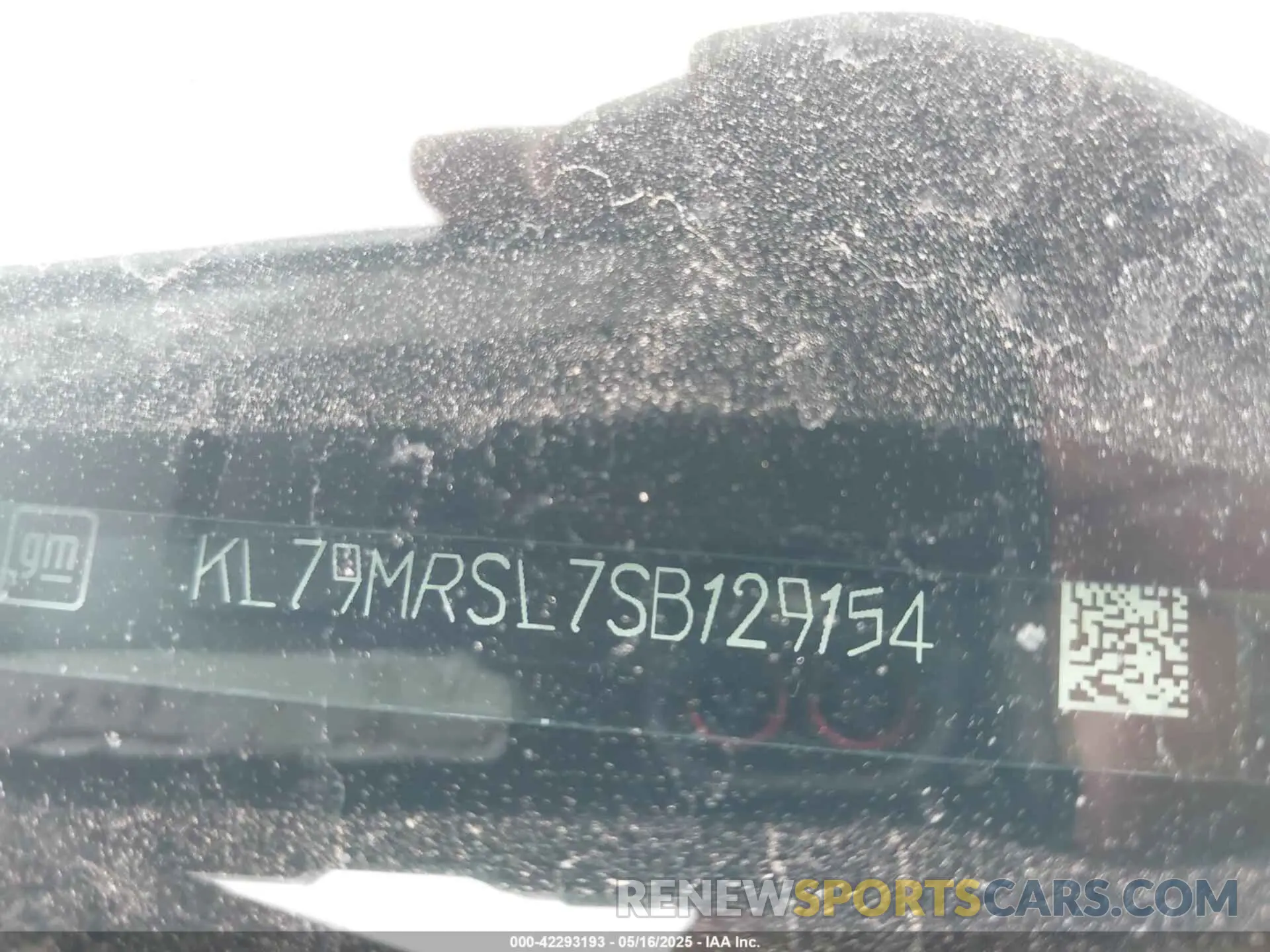9 fotografías del automóvil dañado KL79MRSL7SB129154 CHEVROLET TRAILBLAZER 2025