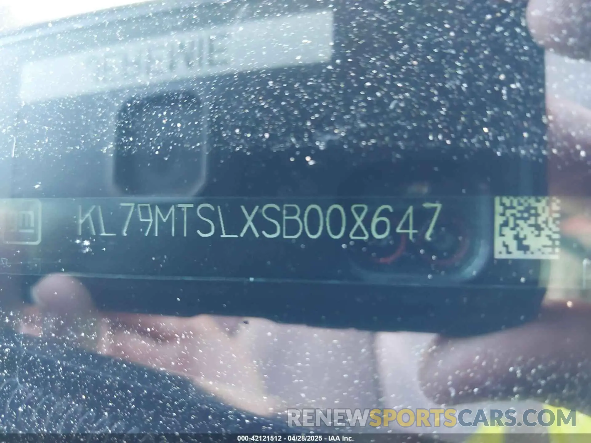 9 fotografías del automóvil dañado KL79MTSLXSB008647 CHEVROLET TRAILBLAZER 2025