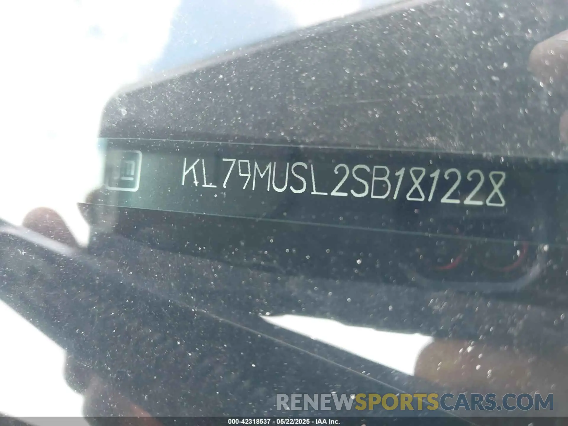 9 fotografías del automóvil dañado KL79MUSL2SB181228 CHEVROLET TRAILBLAZER 2025