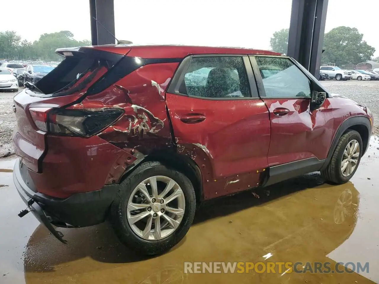 3 fotografías del automóvil dañado KL79MMS25MB136603 CHEVROLET TRAILBLZR 2021