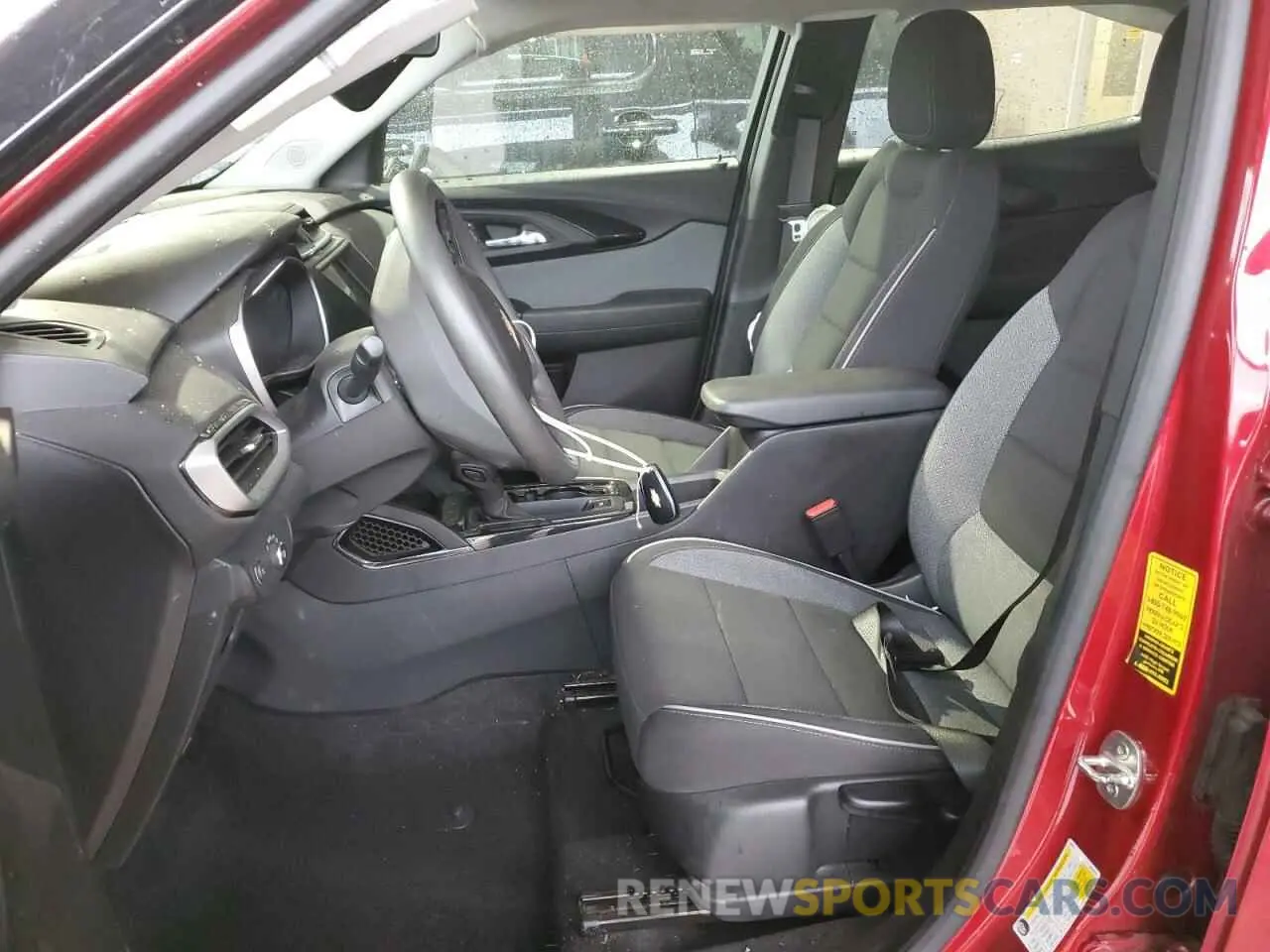 7 fotografías del automóvil dañado KL79MMS25MB136603 CHEVROLET TRAILBLZR 2021