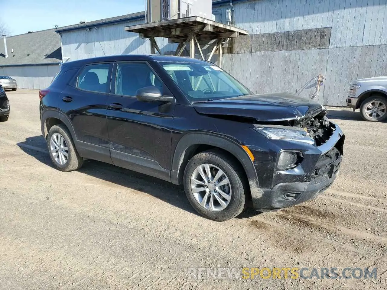 4 fotografías del automóvil dañado KL79MMS26MB043461 CHEVROLET TRAILBLZR 2021