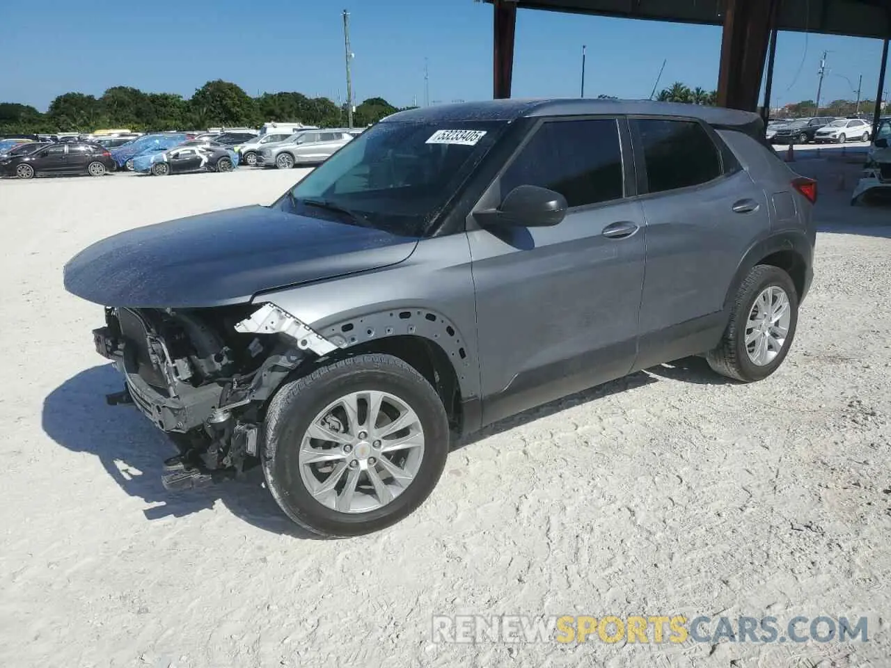 1 fotografías del automóvil dañado KL79MMS29MB052977 CHEVROLET TRAILBLZR 2021