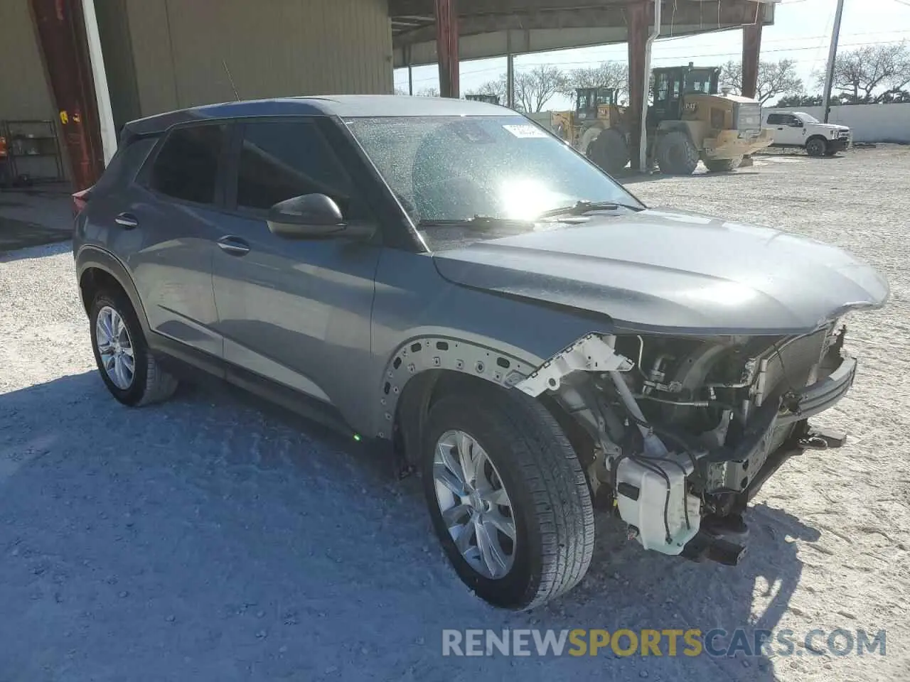 4 fotografías del automóvil dañado KL79MMS29MB052977 CHEVROLET TRAILBLZR 2021