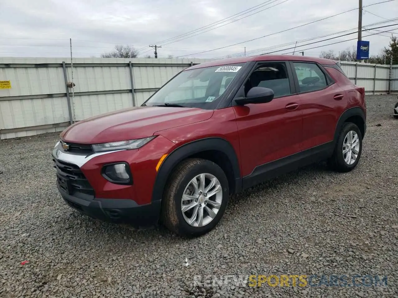 1 fotografías del automóvil dañado KL79MMS2XMB012407 CHEVROLET TRAILBLZR 2021