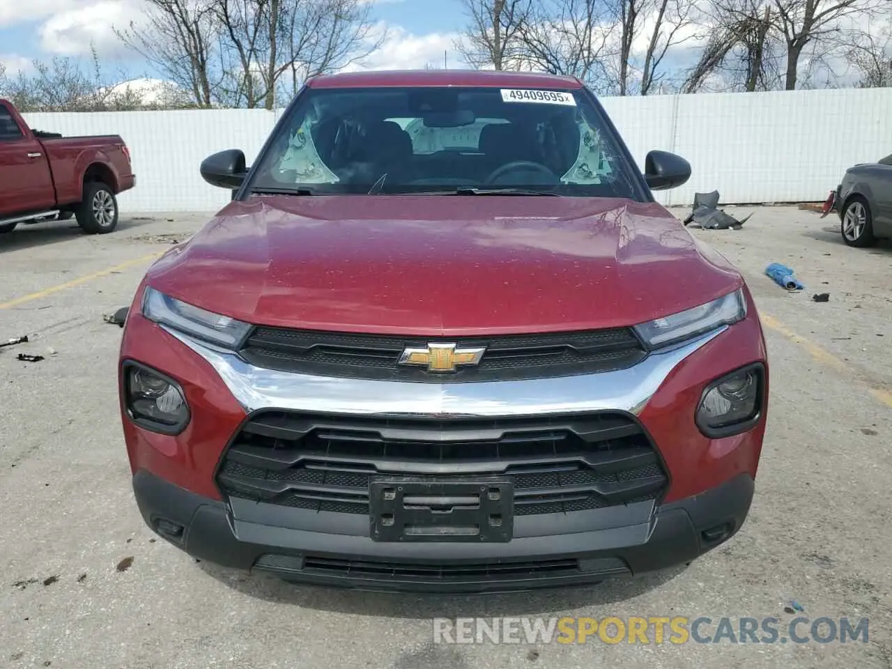 5 fotografías del automóvil dañado KL79MMS2XMB140159 CHEVROLET TRAILBLZR 2021