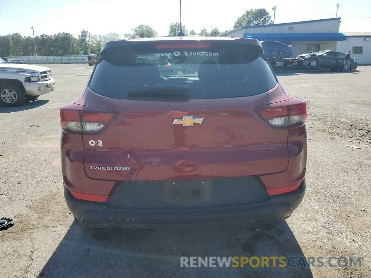6 fotografías del automóvil dañado KL79MMS2XMB142140 CHEVROLET TRAILBLZR 2021