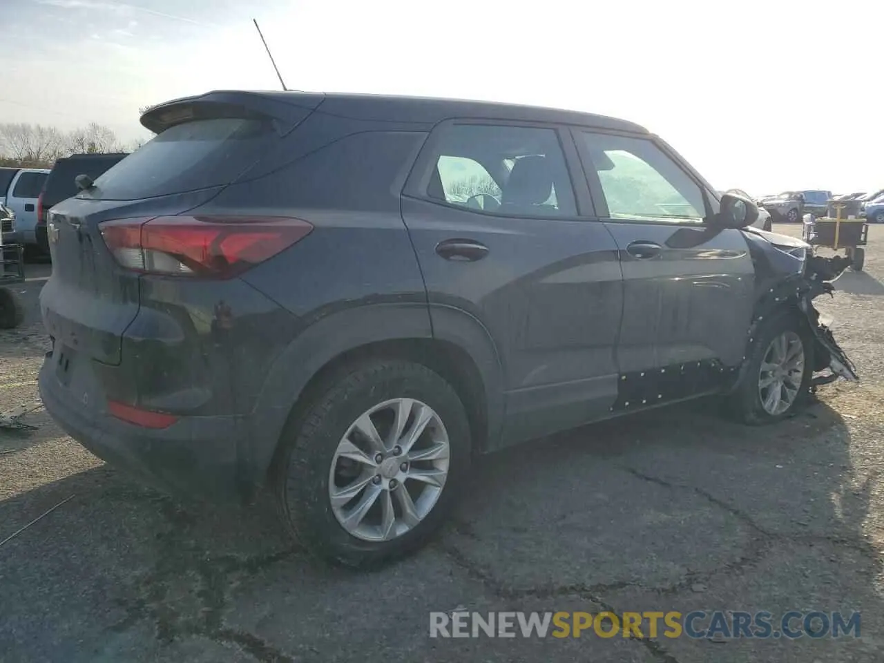 3 fotografías del automóvil dañado KL79MNSL0MB122381 CHEVROLET TRAILBLZR 2021