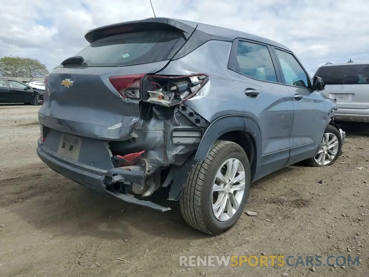 3 fotografías del automóvil dañado KL79MNSL2MB072924 CHEVROLET TRAILBLZR 2021