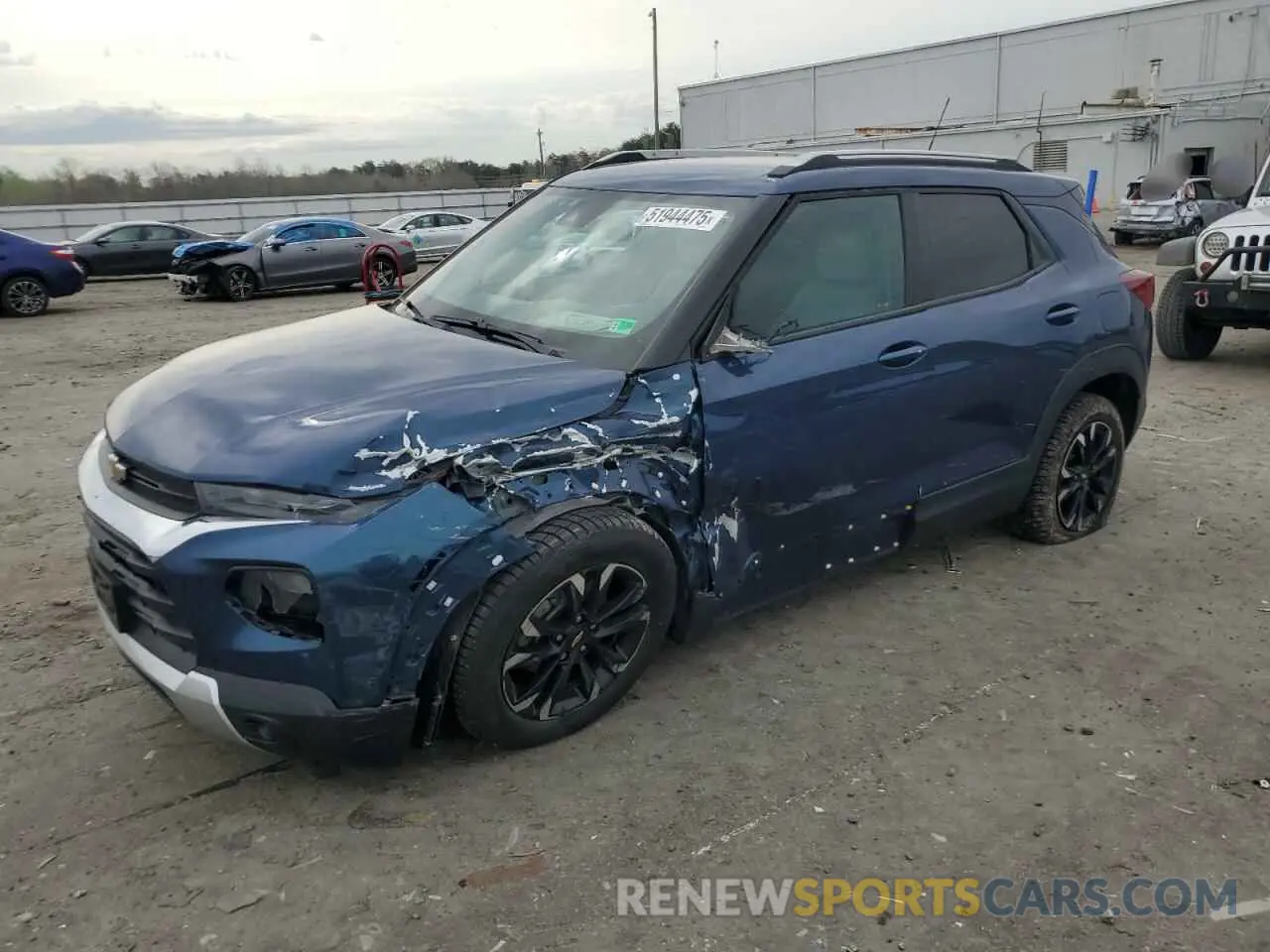 1 fotografías del automóvil dañado KL79MPS21MB064946 CHEVROLET TRAILBLZR 2021