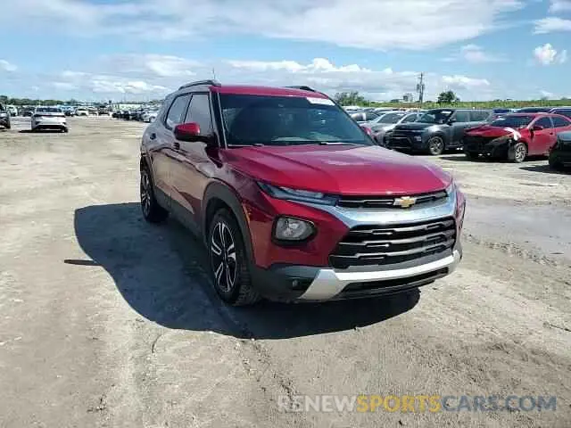 14 fotografías del automóvil dañado KL79MPS22MB087796 CHEVROLET TRAILBLZR 2021