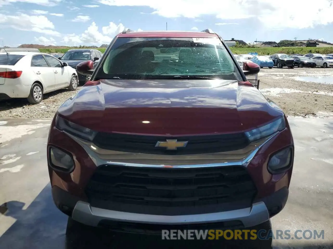 5 fotografías del automóvil dañado KL79MPS22MB087796 CHEVROLET TRAILBLZR 2021