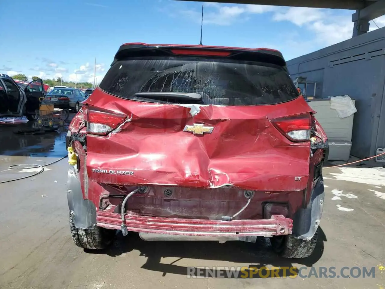 6 fotografías del automóvil dañado KL79MPS22MB087796 CHEVROLET TRAILBLZR 2021