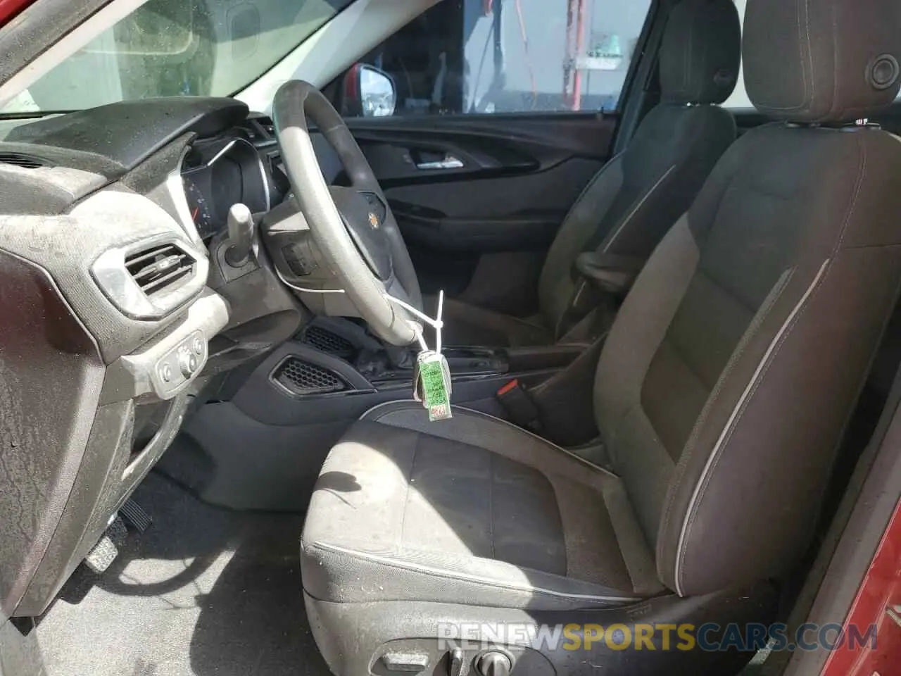 7 fotografías del automóvil dañado KL79MPS22MB087796 CHEVROLET TRAILBLZR 2021
