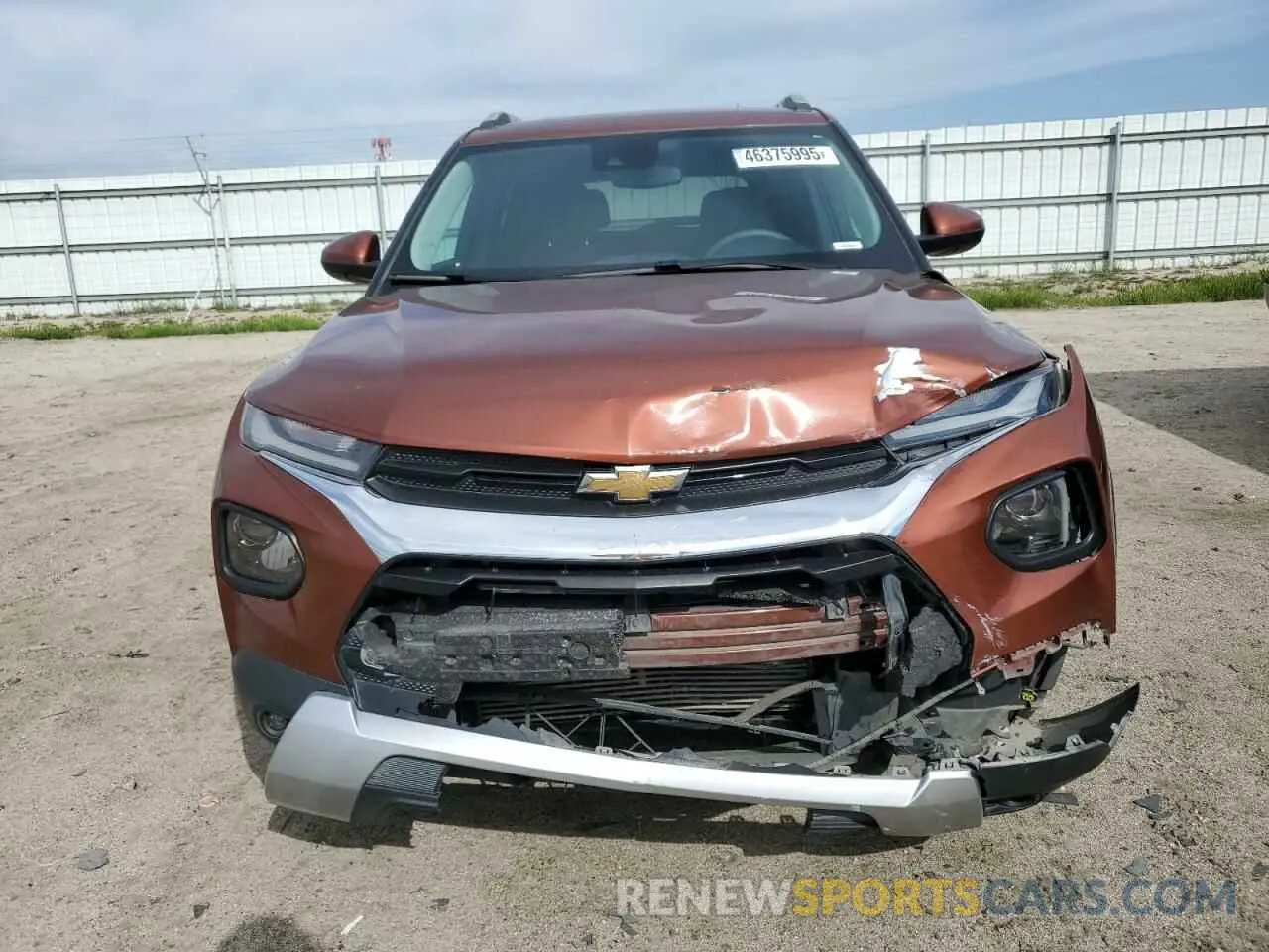 5 fotografías del automóvil dañado KL79MPS2XMB020024 CHEVROLET TRAILBLZR 2021