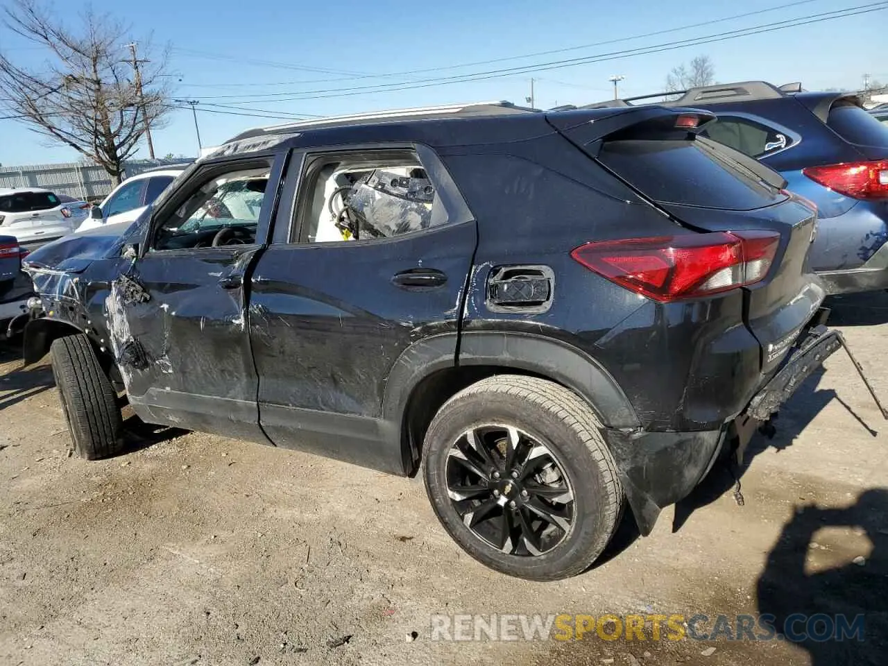 2 fotografías del automóvil dañado KL79MPSL0MB134610 CHEVROLET TRAILBLZR 2021