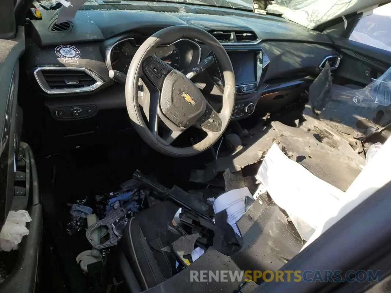 8 fotografías del automóvil dañado KL79MPSL0MB134610 CHEVROLET TRAILBLZR 2021