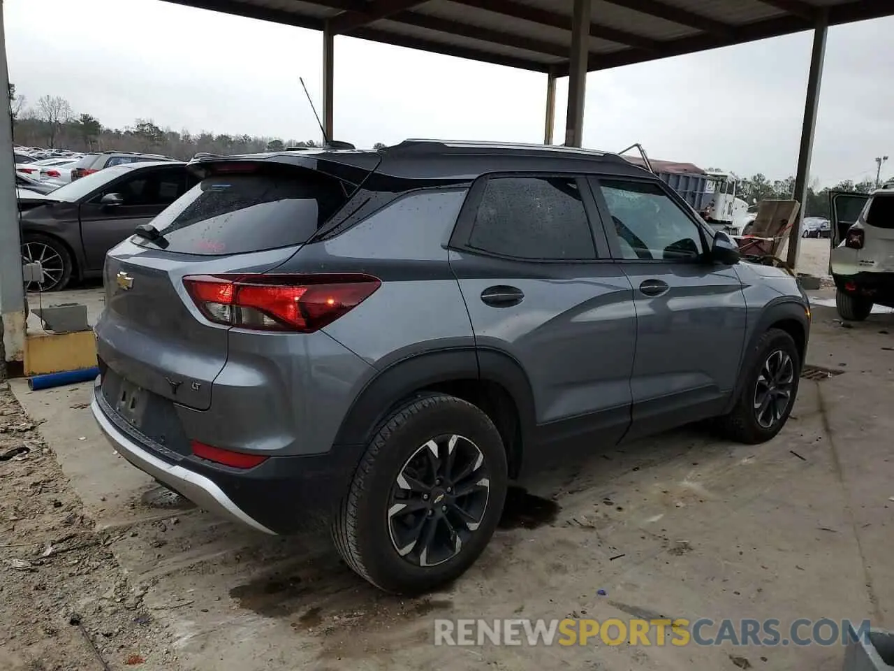 3 fotografías del automóvil dañado KL79MPSL0MB170264 CHEVROLET TRAILBLZR 2021
