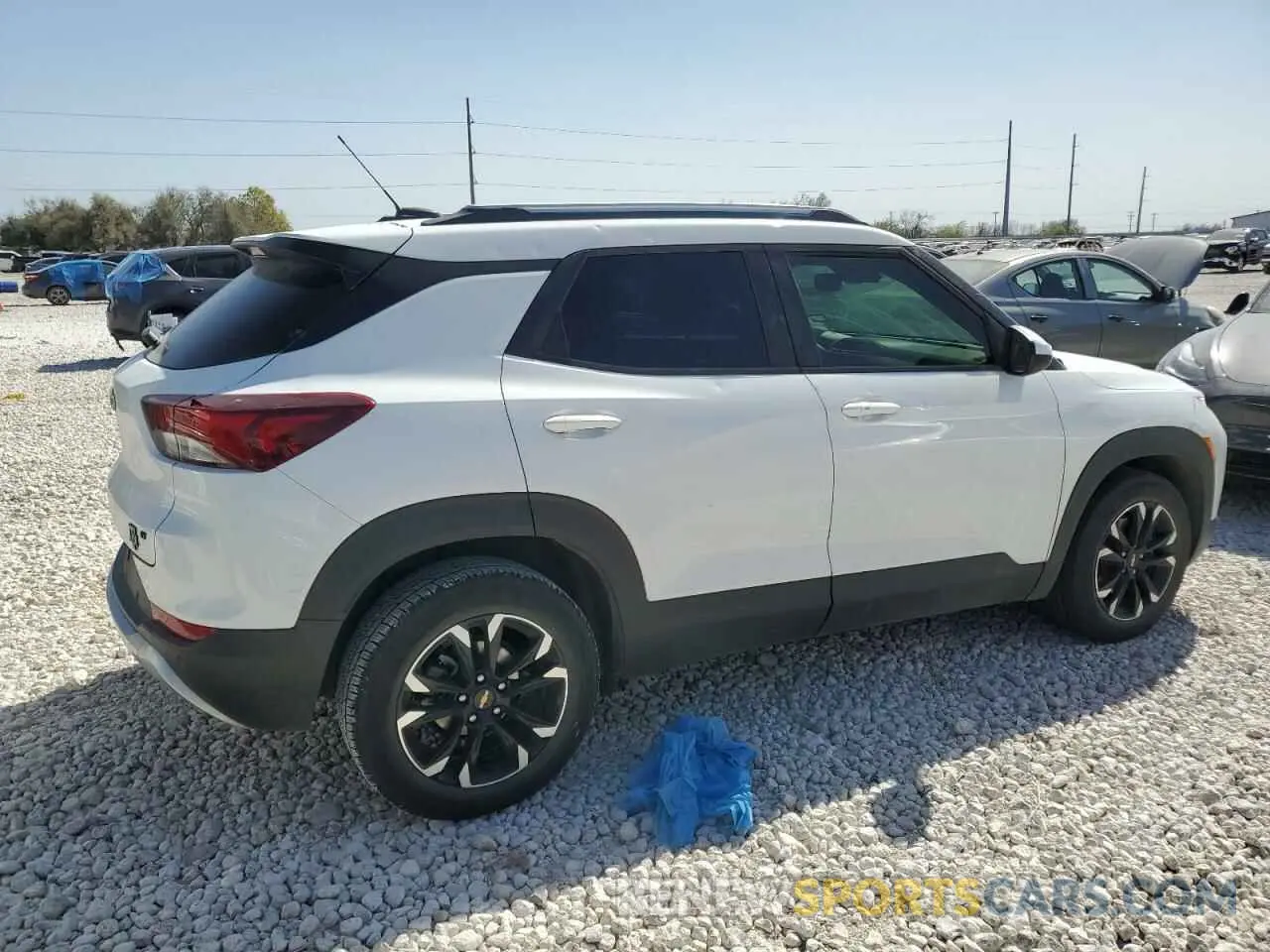 3 fotografías del automóvil dañado KL79MPSL3MB022058 CHEVROLET TRAILBLZR 2021