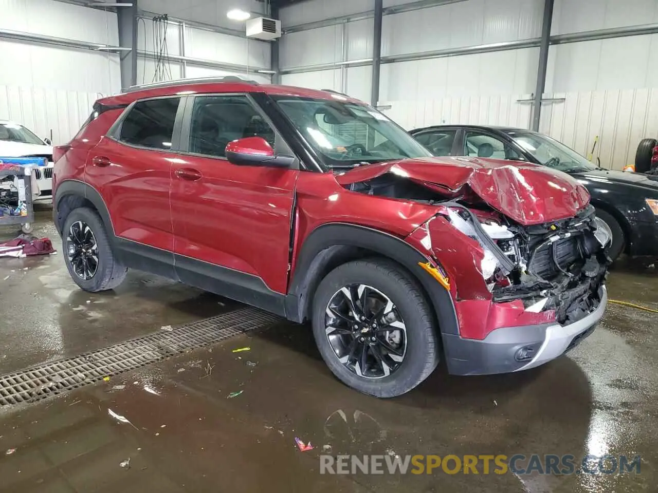 4 fotografías del automóvil dañado KL79MPSL3MB078386 CHEVROLET TRAILBLZR 2021