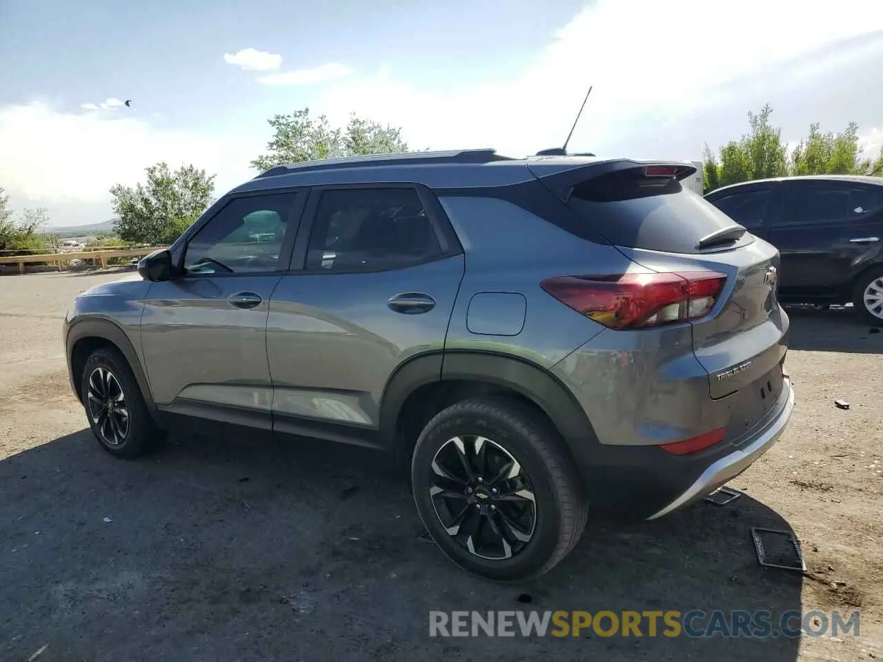 2 fotografías del automóvil dañado KL79MPSL4MB103800 CHEVROLET TRAILBLZR 2021