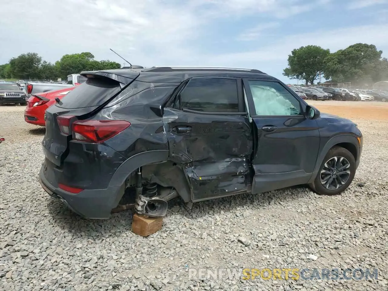 3 fotografías del automóvil dañado KL79MPSL5MB172494 CHEVROLET TRAILBLZR 2021