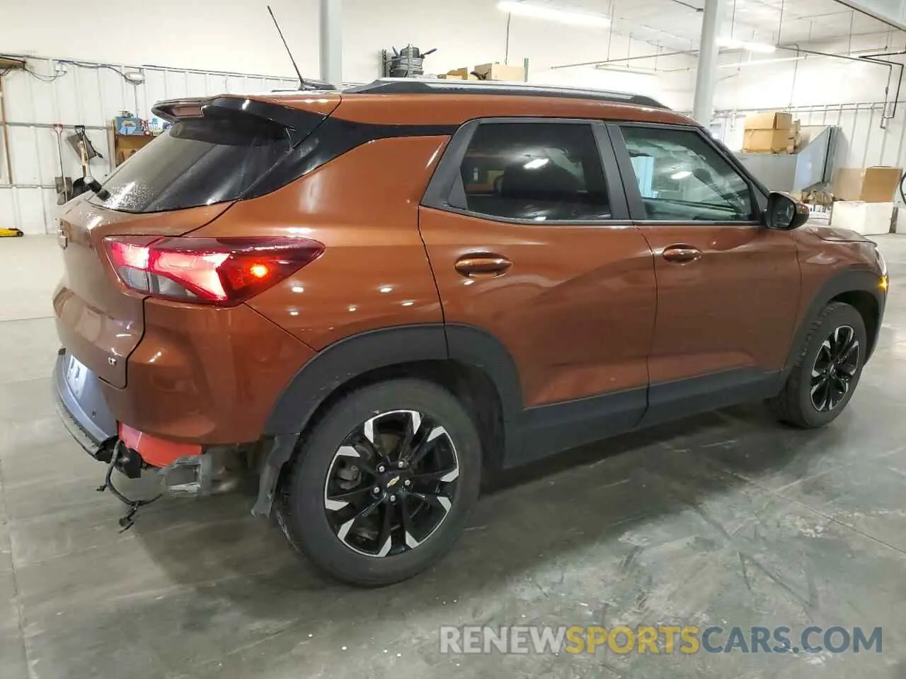 3 fotografías del automóvil dañado KL79MPSL6MB104687 CHEVROLET TRAILBLZR 2021