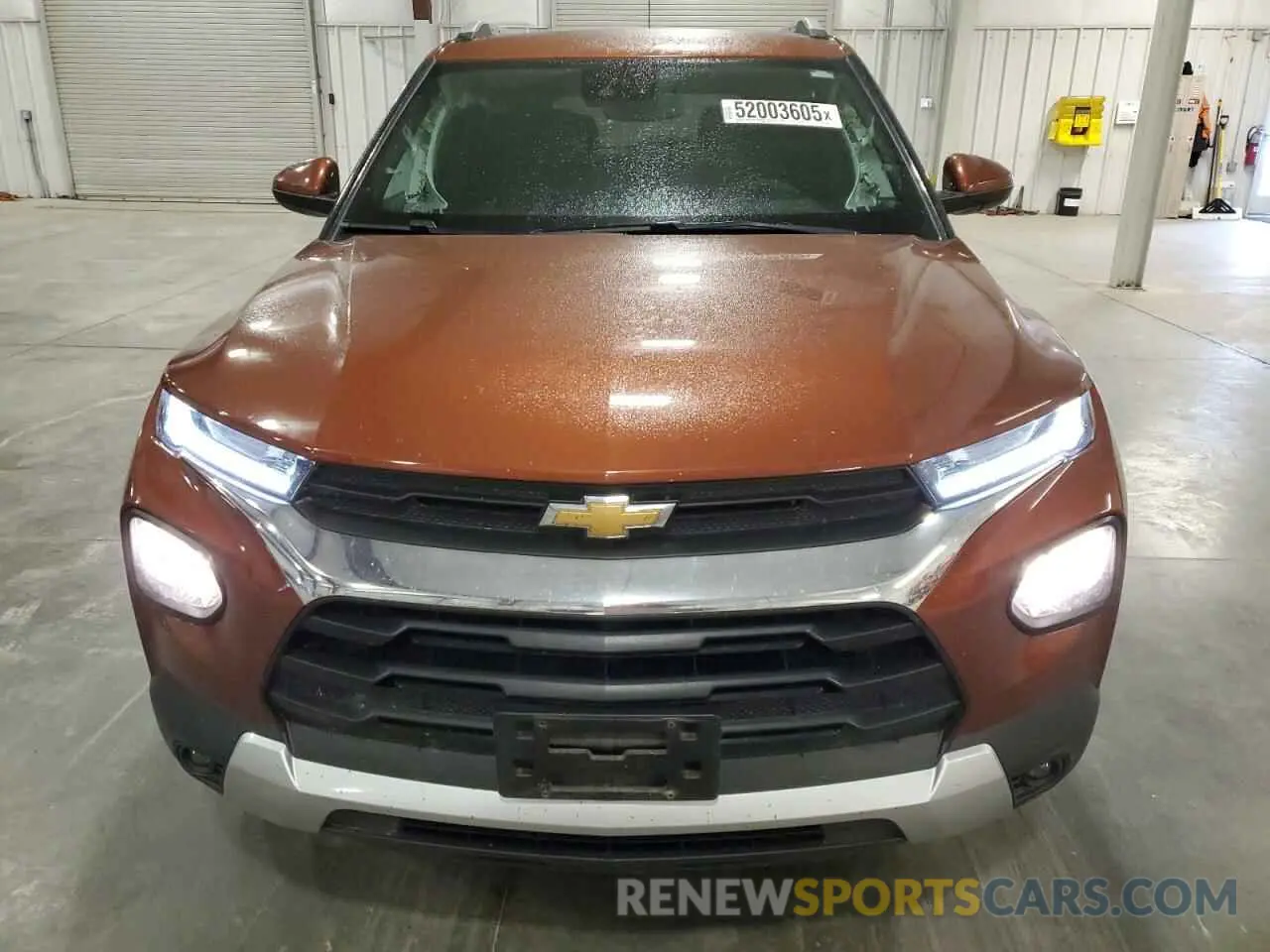 5 fotografías del automóvil dañado KL79MPSL6MB104687 CHEVROLET TRAILBLZR 2021