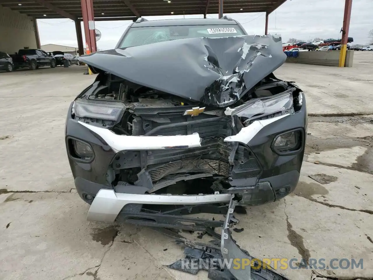 5 fotografías del automóvil dañado KL79MPSL6MB158006 CHEVROLET TRAILBLZR 2021