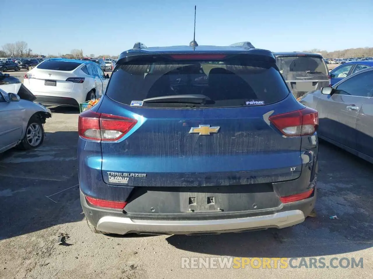 6 fotografías del automóvil dañado KL79MPSL9MB094771 CHEVROLET TRAILBLZR 2021