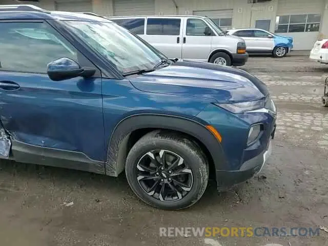 11 fotografías del automóvil dañado KL79MPSLXMB025846 CHEVROLET TRAILBLZR 2021