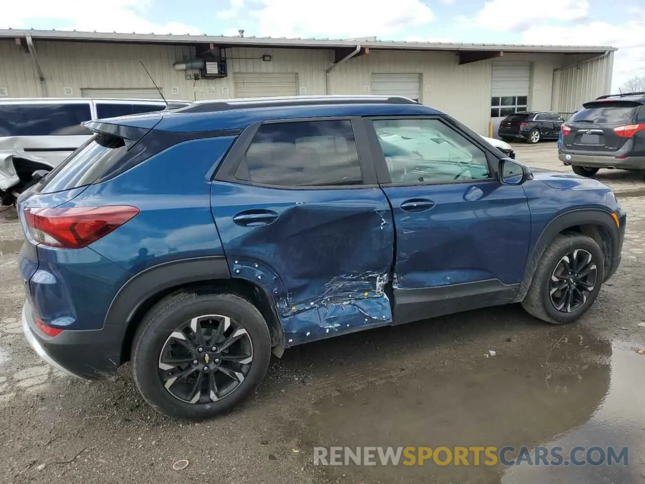 3 fotografías del automóvil dañado KL79MPSLXMB025846 CHEVROLET TRAILBLZR 2021