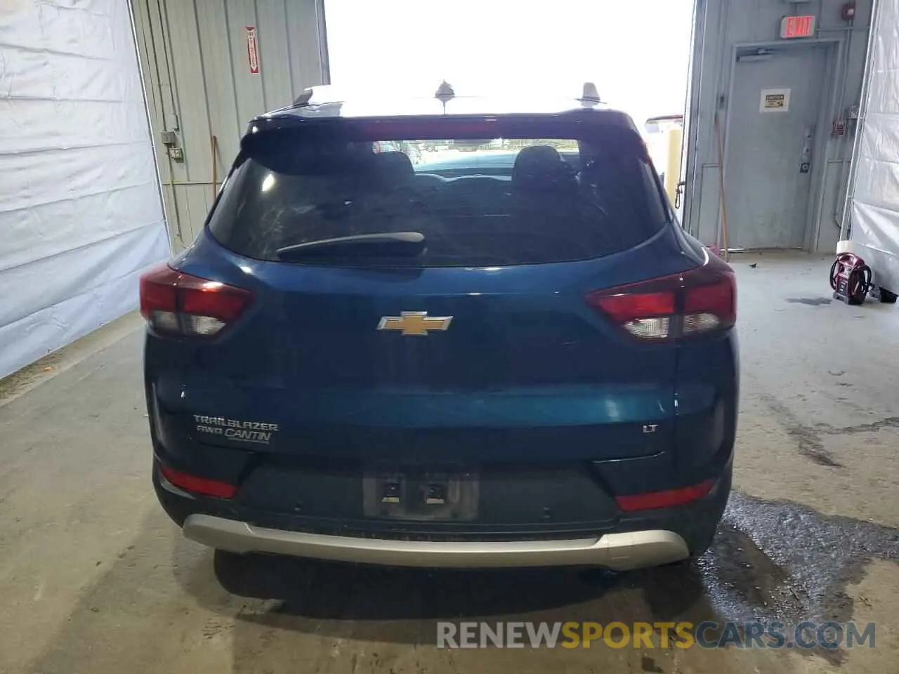 6 fotografías del automóvil dañado KL79MRSL0MB076526 CHEVROLET TRAILBLZR 2021