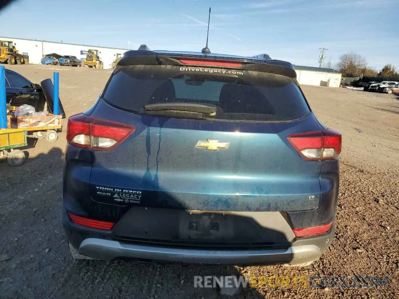 6 fotografías del automóvil dañado KL79MRSL4MB046123 CHEVROLET TRAILBLZR 2021