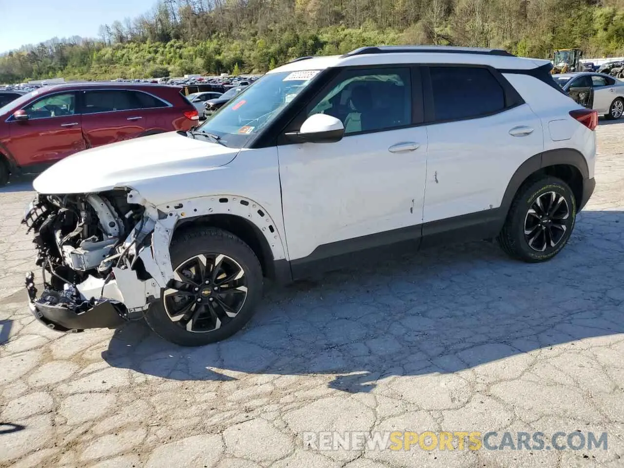 1 fotografías del automóvil dañado KL79MRSLXMB033585 CHEVROLET TRAILBLZR 2021