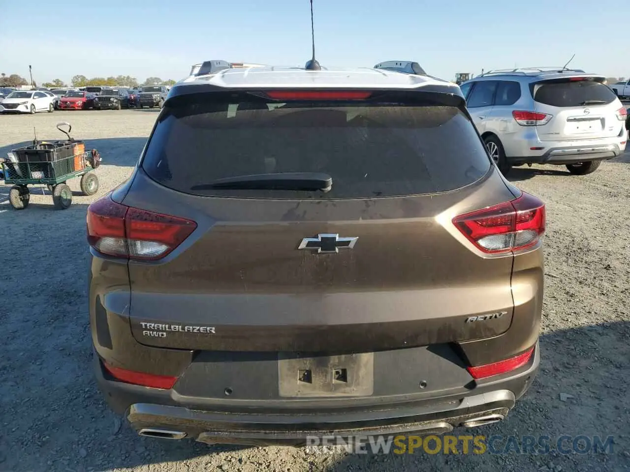 6 fotografías del automóvil dañado KL79MSSL6MB105504 CHEVROLET TRAILBLZR 2021