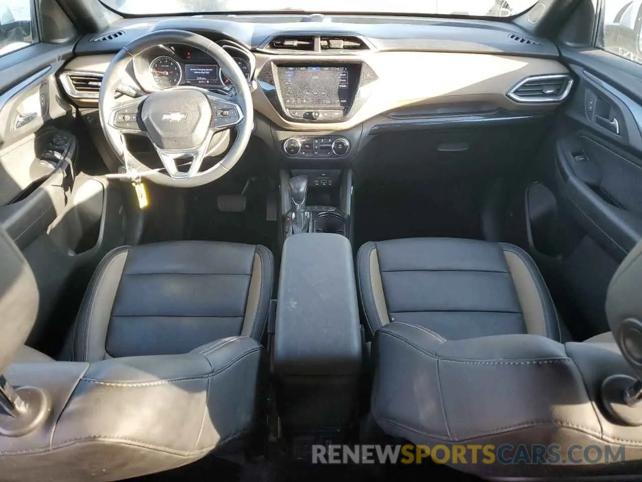 8 fotografías del automóvil dañado KL79MSSL6MB105504 CHEVROLET TRAILBLZR 2021