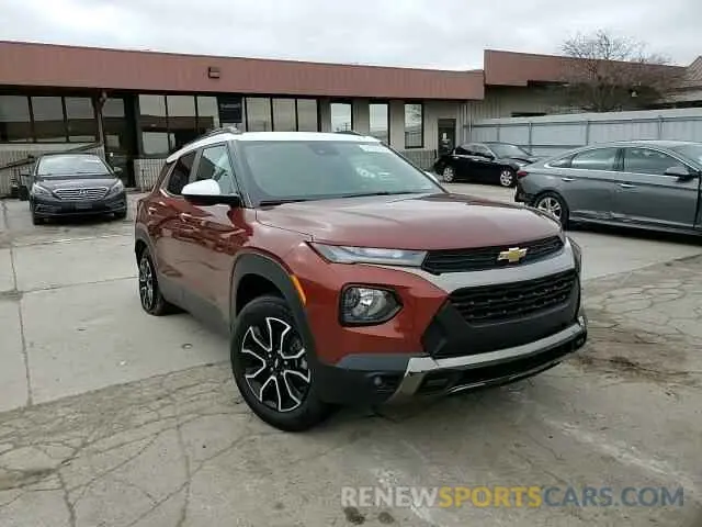 11 fotografías del automóvil dañado KL79MSSLXMB029737 CHEVROLET TRAILBLZR 2021