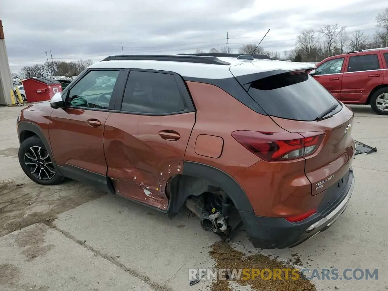 2 fotografías del automóvil dañado KL79MSSLXMB029737 CHEVROLET TRAILBLZR 2021