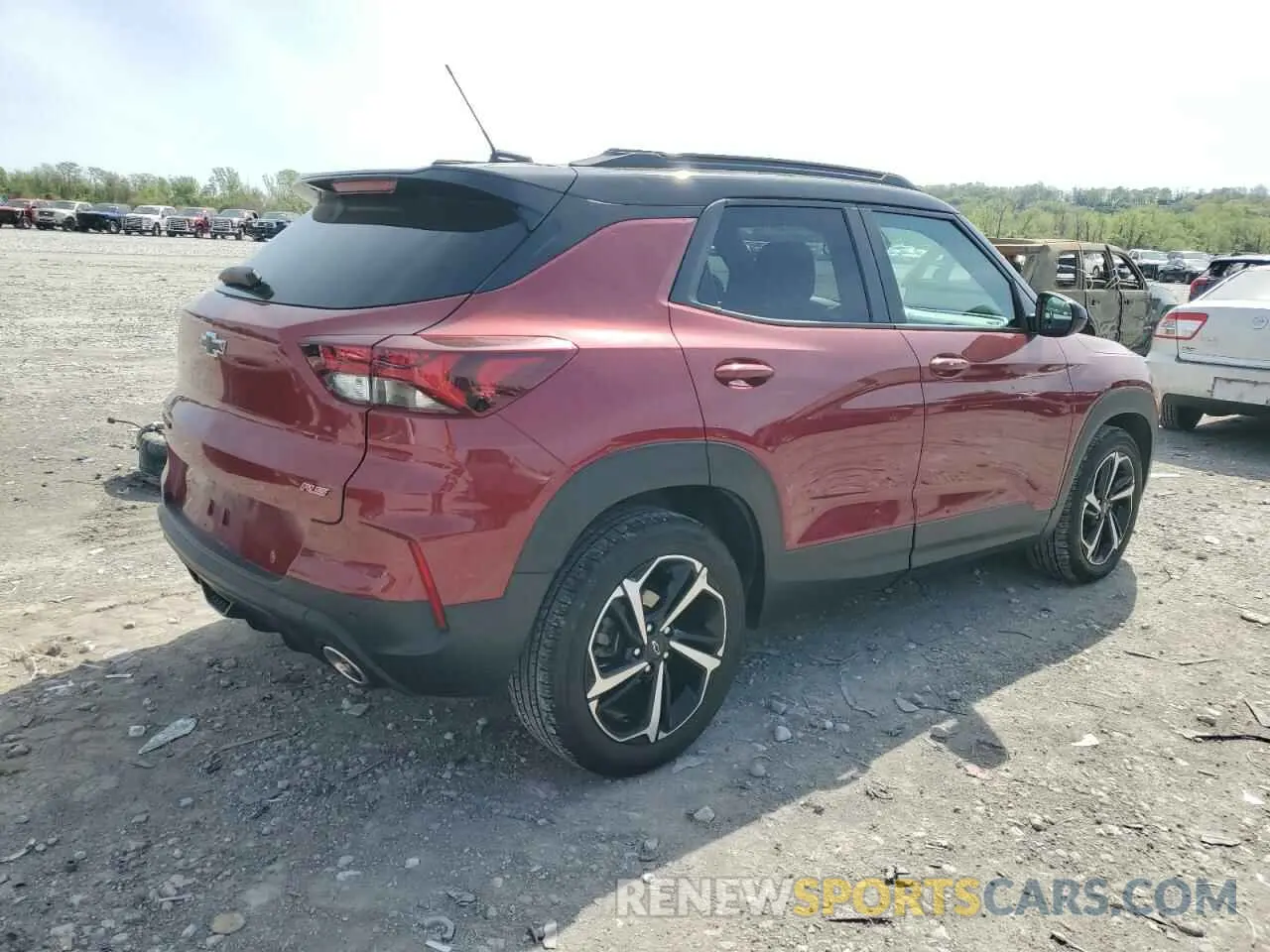 3 fotografías del automóvil dañado KL79MTSL0MB053177 CHEVROLET TRAILBLZR 2021