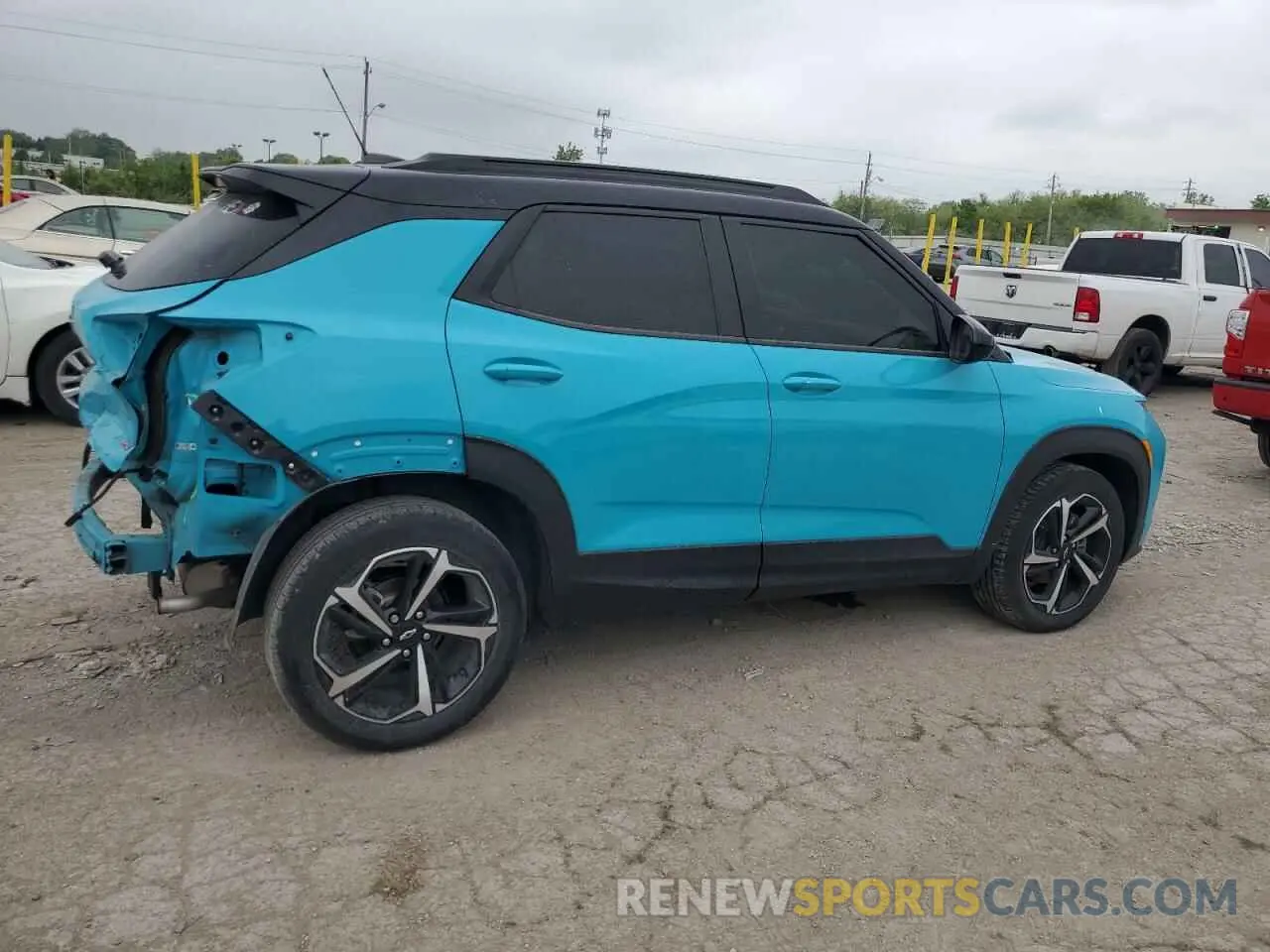 3 fotografías del automóvil dañado KL79MTSL0MB059562 CHEVROLET TRAILBLZR 2021