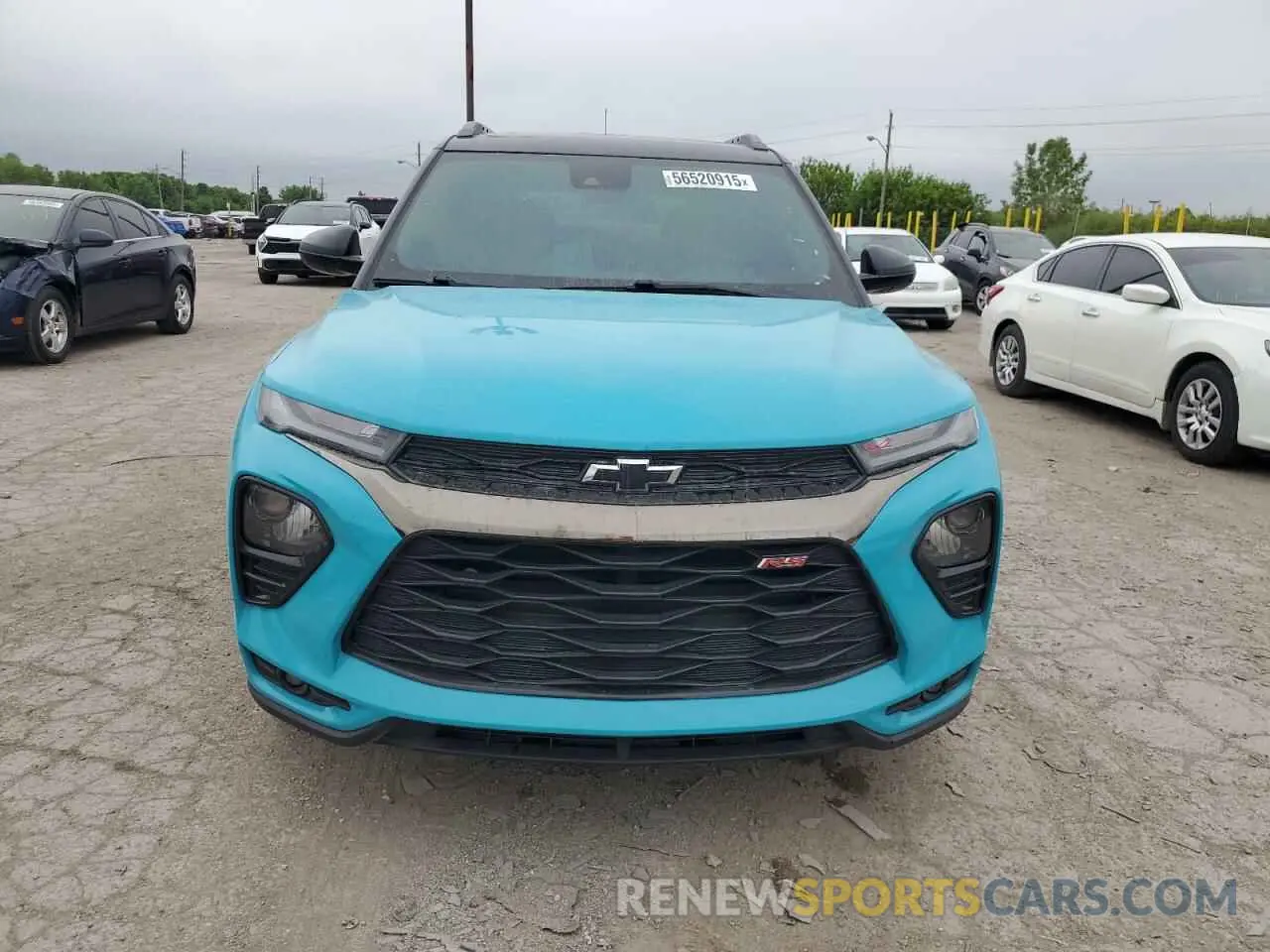 5 fotografías del automóvil dañado KL79MTSL0MB059562 CHEVROLET TRAILBLZR 2021