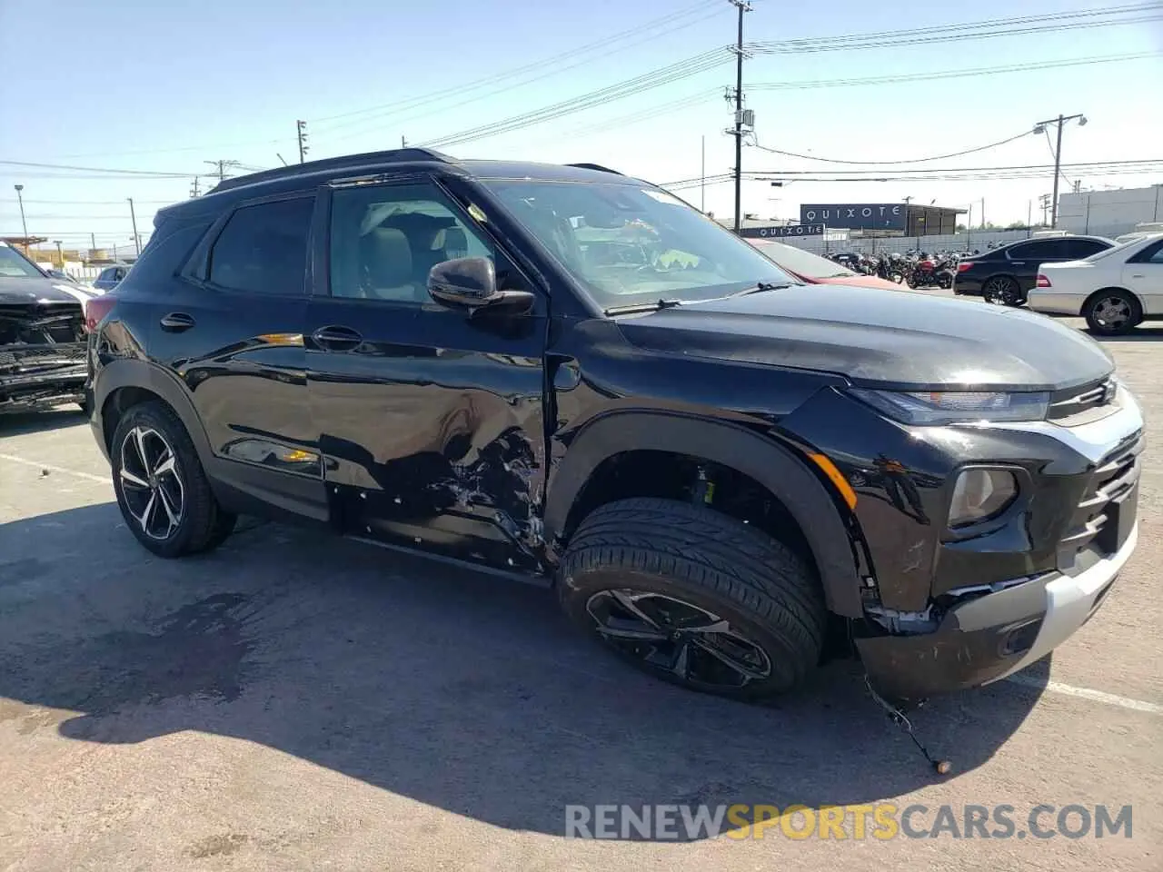 4 fotografías del automóvil dañado KL79MTSL1MB128789 CHEVROLET TRAILBLZR 2021