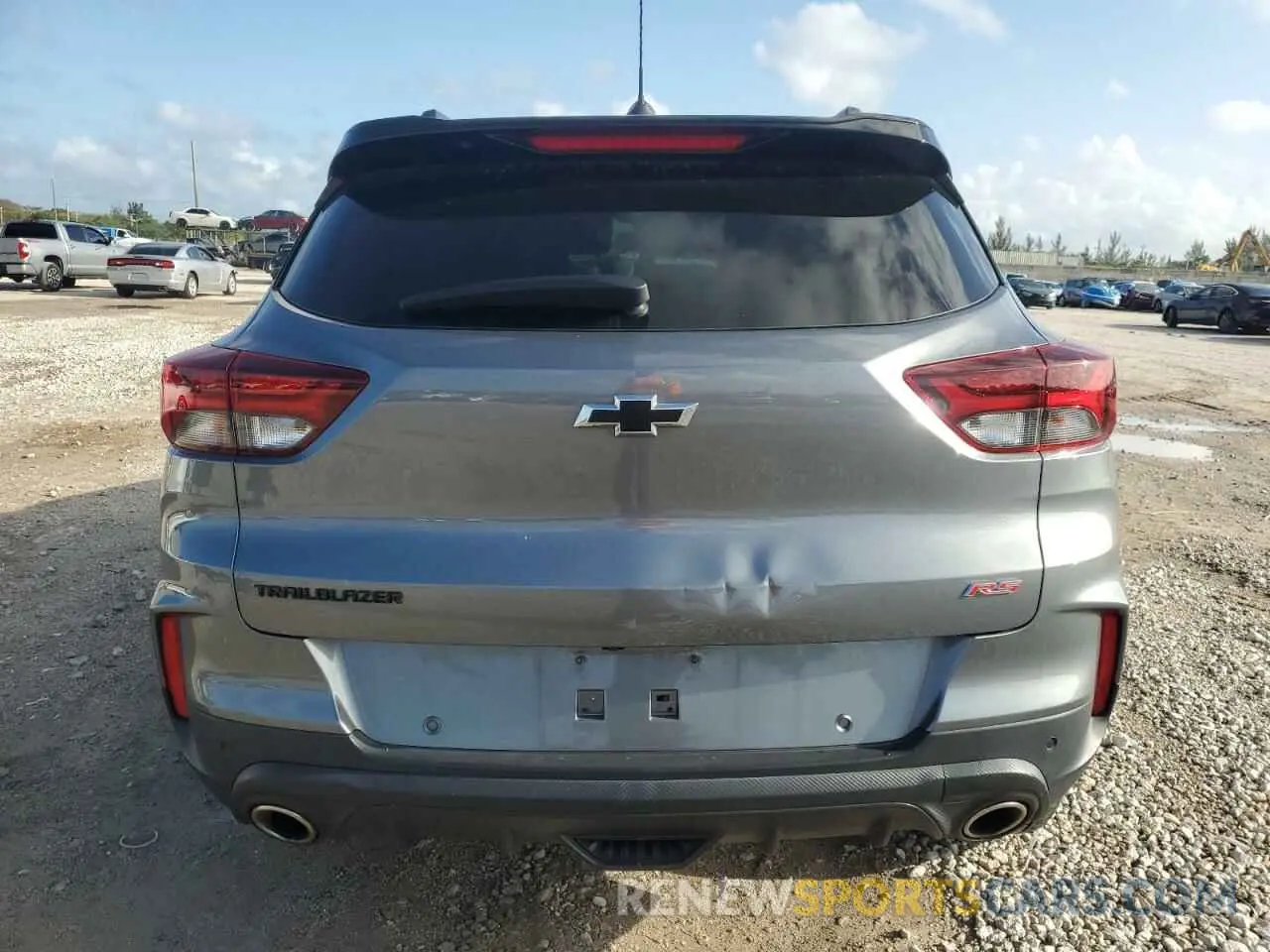 6 fotografías del automóvil dañado KL79MTSL1MB152333 CHEVROLET TRAILBLZR 2021