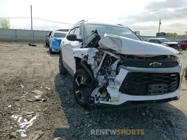 14 fotografías del automóvil dañado KL79MTSL2MB014350 CHEVROLET TRAILBLZR 2021