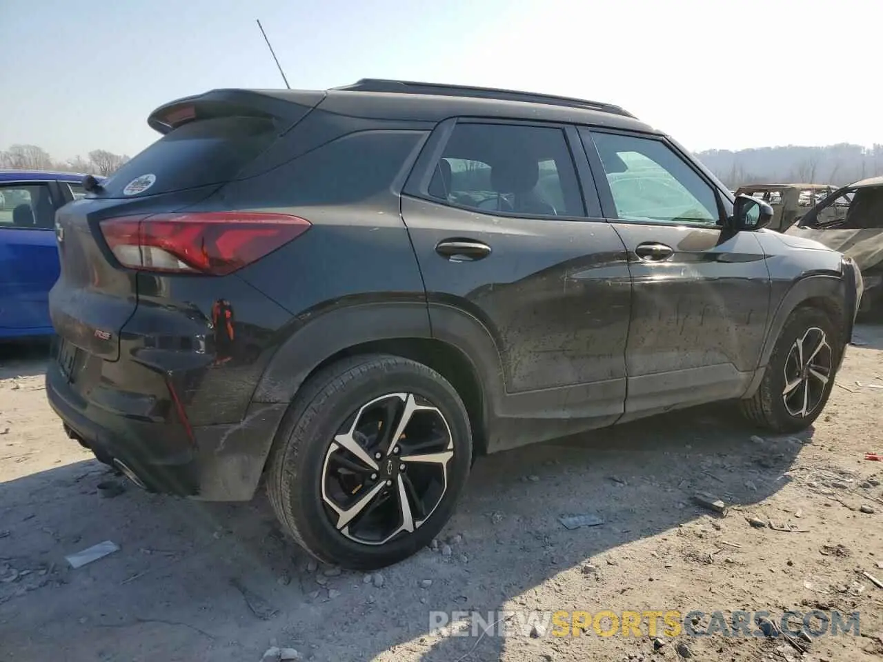 3 fotografías del automóvil dañado KL79MTSL6MB035735 CHEVROLET TRAILBLZR 2021