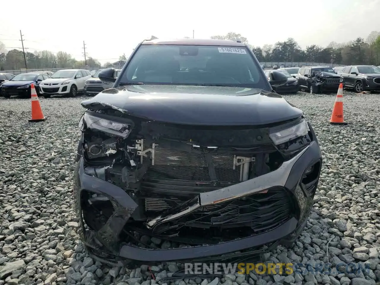 5 fotografías del automóvil dañado KL79MTSL7MB159268 CHEVROLET TRAILBLZR 2021