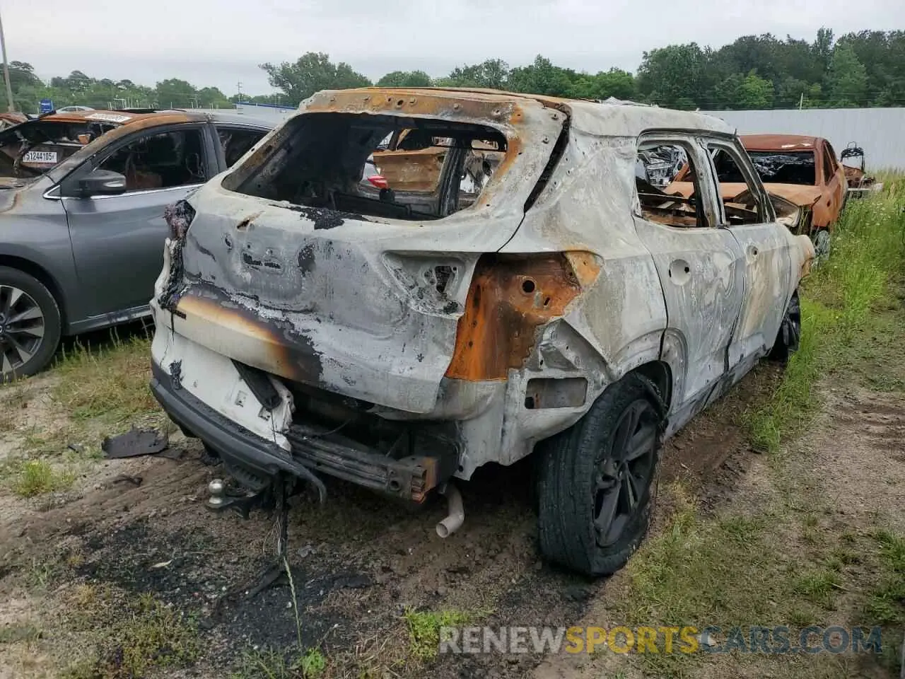 3 fotografías del automóvil dañado KL79MTSL7MB166804 CHEVROLET TRAILBLZR 2021