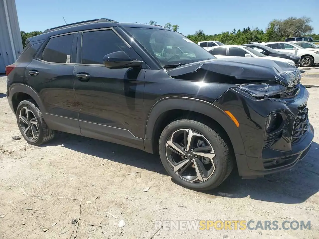 4 fotografías del automóvil dañado KL79MTSL8MB164365 CHEVROLET TRAILBLZR 2021