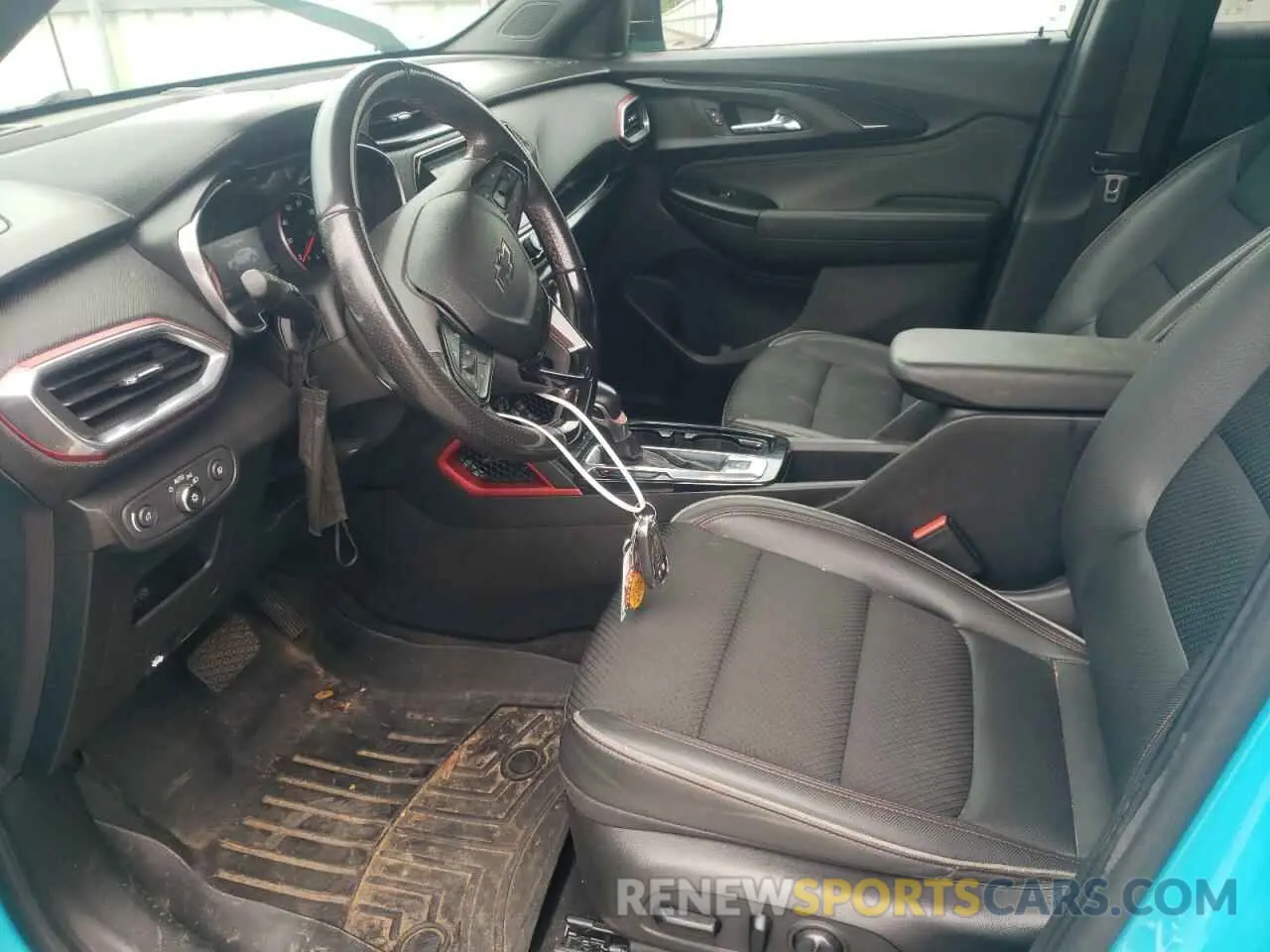 7 fotografías del automóvil dañado KL79MTSLXMB057320 CHEVROLET TRAILBLZR 2021